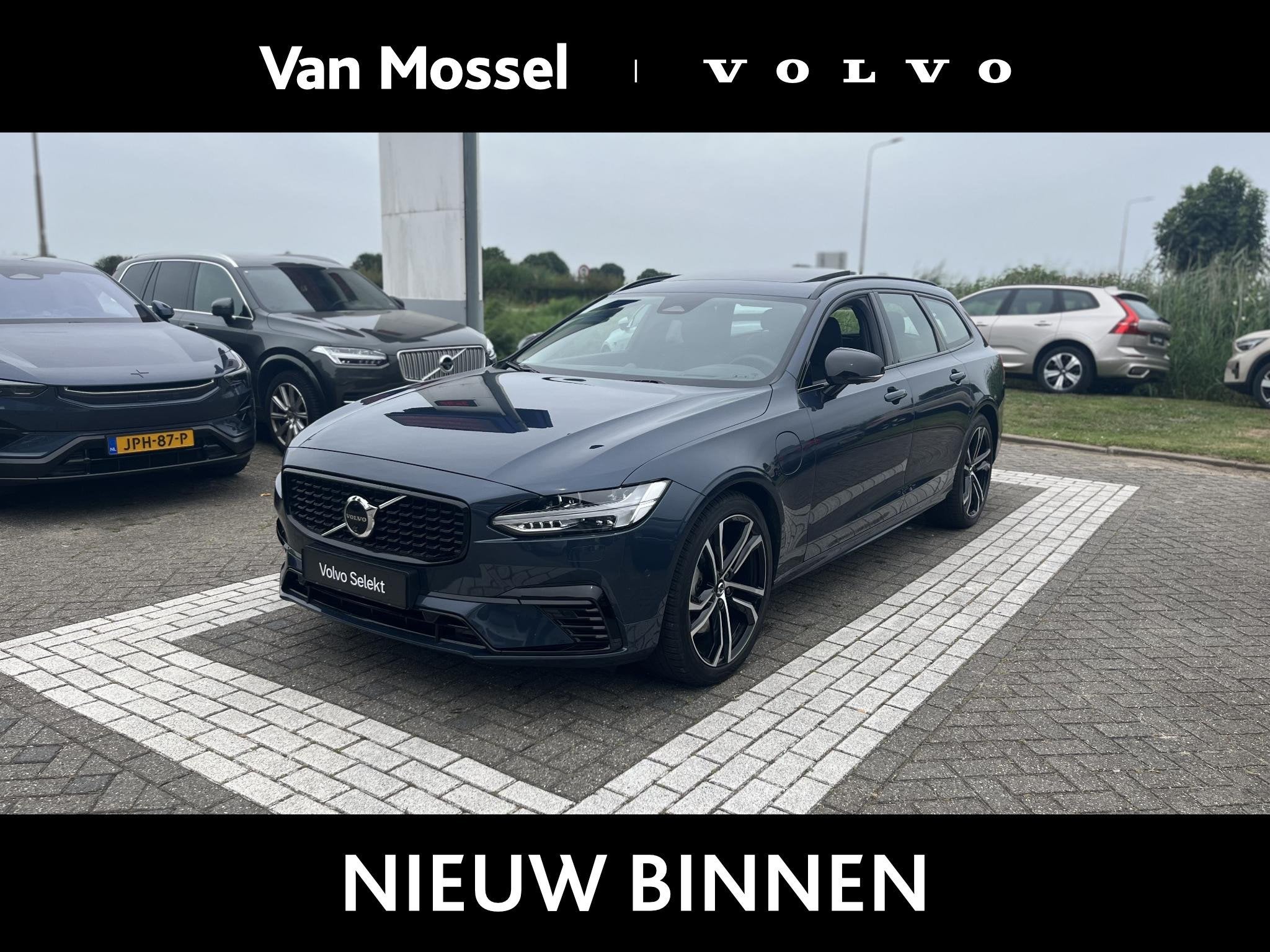 Volvo V90 T8 Plug-in hybrid AWD Ultra Dark | Luchtvering | B, Auto's, Automaat, 12 maanden, Euro 6, 4 cilinders