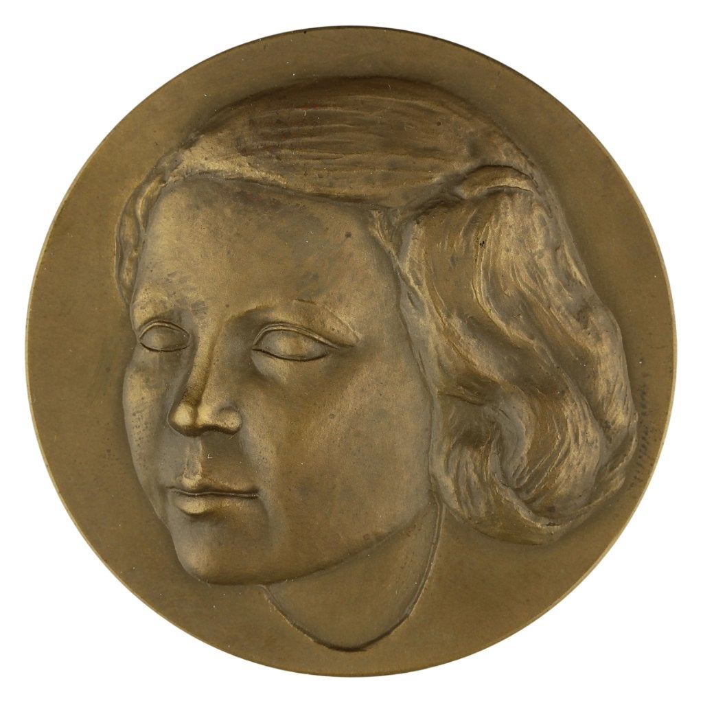 Penning VPK 1952 Adri Blok : Prinses Beatrix, Verzenden, Brons, Nederland