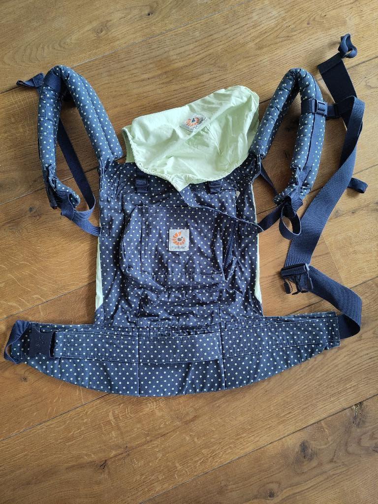 Ergobaby original draagzak met infant insert, Overige merken, Gebruikt, Buik of Rug, Ophalen of Verzenden