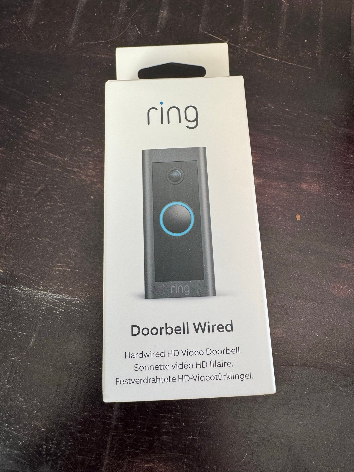 Nieuwe Ring Doorbell Wired - Slimme Videodeurbel, Ophalen of Verzenden, Bewegingsdetectiesensor, Nieuw, Bedraad