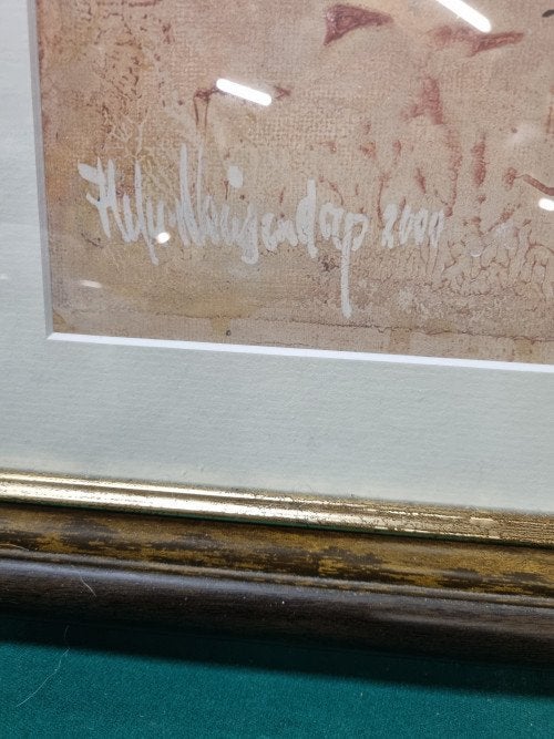 Schilderij roos heleen vriesendorp groot, Ophalen of Verzenden, 'T Olde Gre-j, Info@toldegrej.nl, Endepoelstraat 20f Didam
