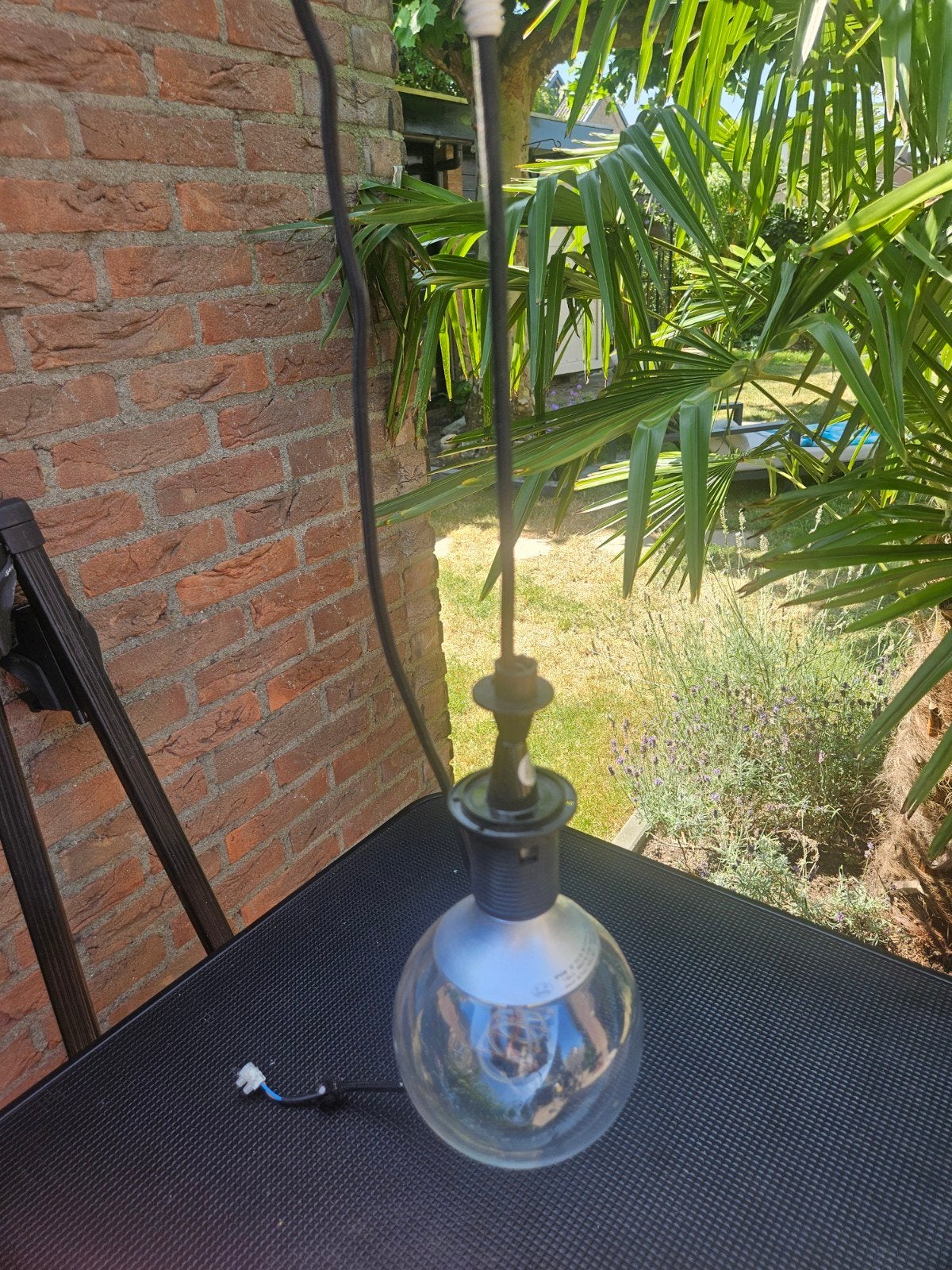 IKEA SIKOND Hanglamp - Type T1634, Ophalen, Gebruikt, Kunststof, Zwart