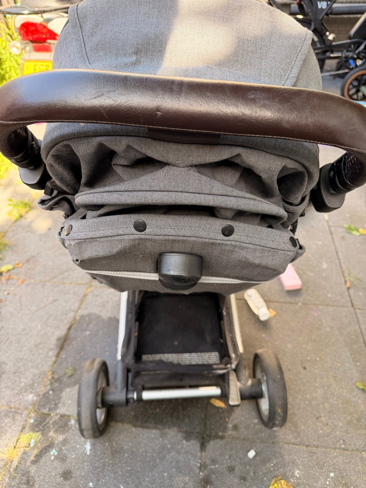 Mutsy kinderwagen, grijs, inclusief regenhoes, Ophalen, Gebruikt, Kinderwagen, Mutsy