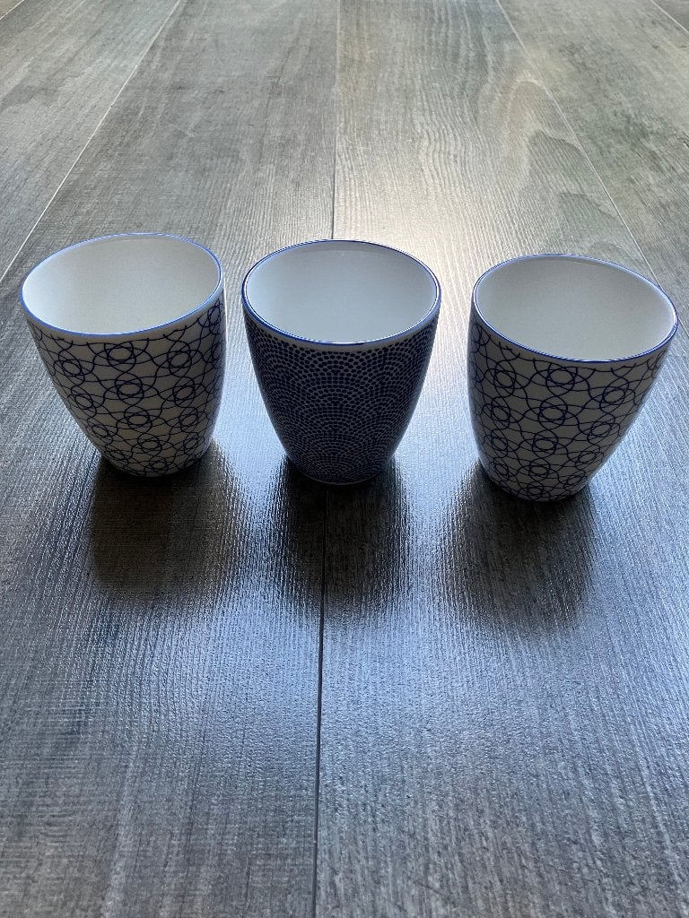 Tokyo Design Studio - Koffiekopjes - 3 stuks (NIEUW), Nieuw, Ophalen of Verzenden, Overige stijlen, Kop(pen) en/of Schotel(s)