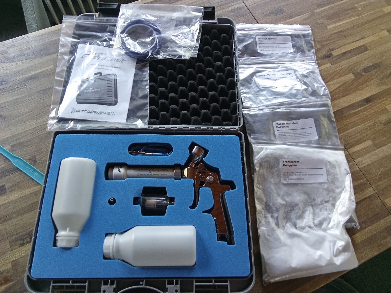 Poedercoat pistool set nieuw, Ophalen of Verzenden, Nieuw
