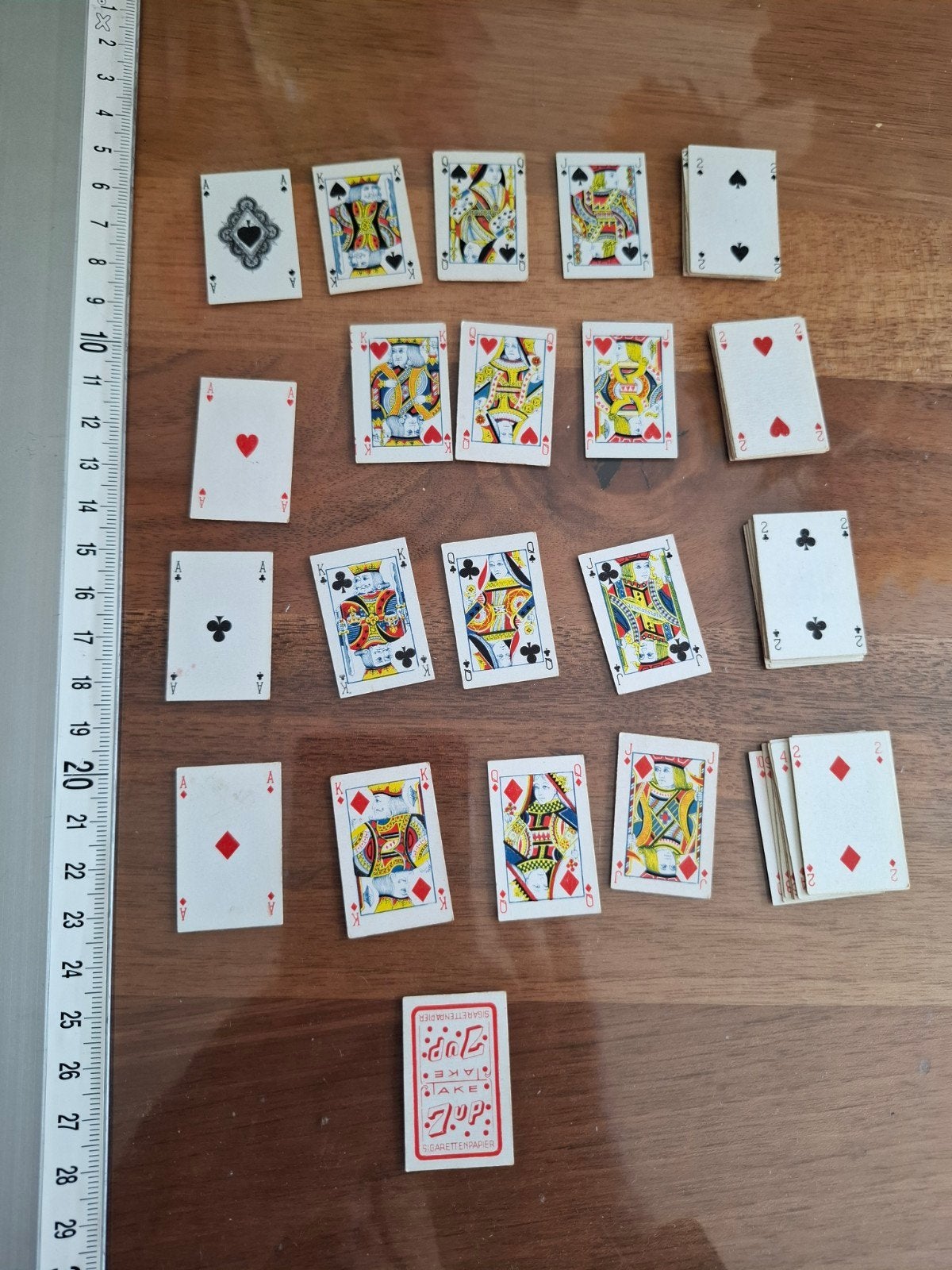 Vintage mini speelkaarten 7-Up (Reclame item / Vloei-ontwerp, Ophalen of Verzenden, Gebruikt