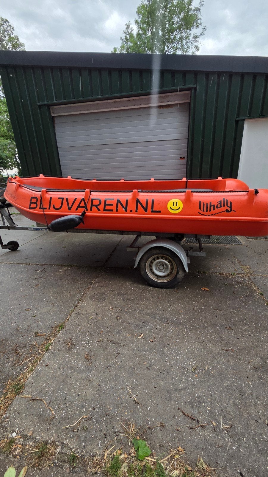 Whaly 370 met Yamaha 6pk buitenboordmotor en trailer, Ophalen, Buitenboordmotor, Trailer