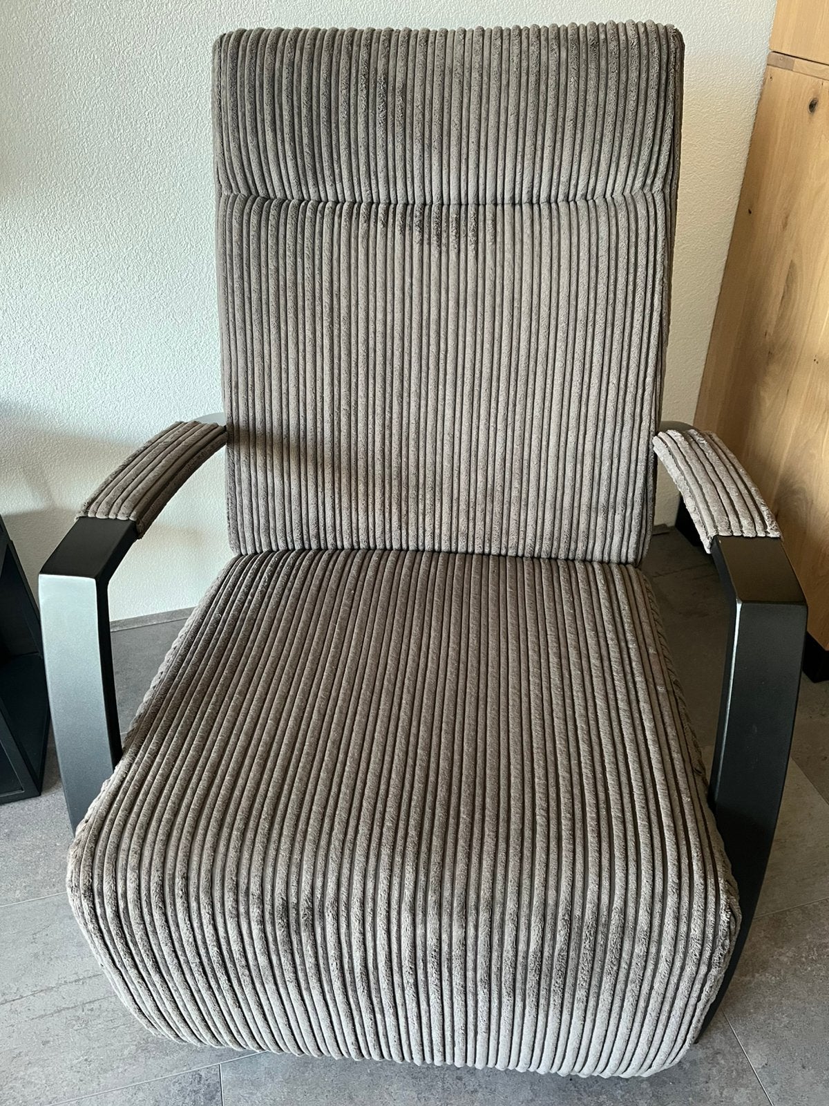 Fauteuil, Huis en Inrichting, Fauteuils, Ophalen, 75 tot 100 cm, Zo goed als nieuw, Stof
