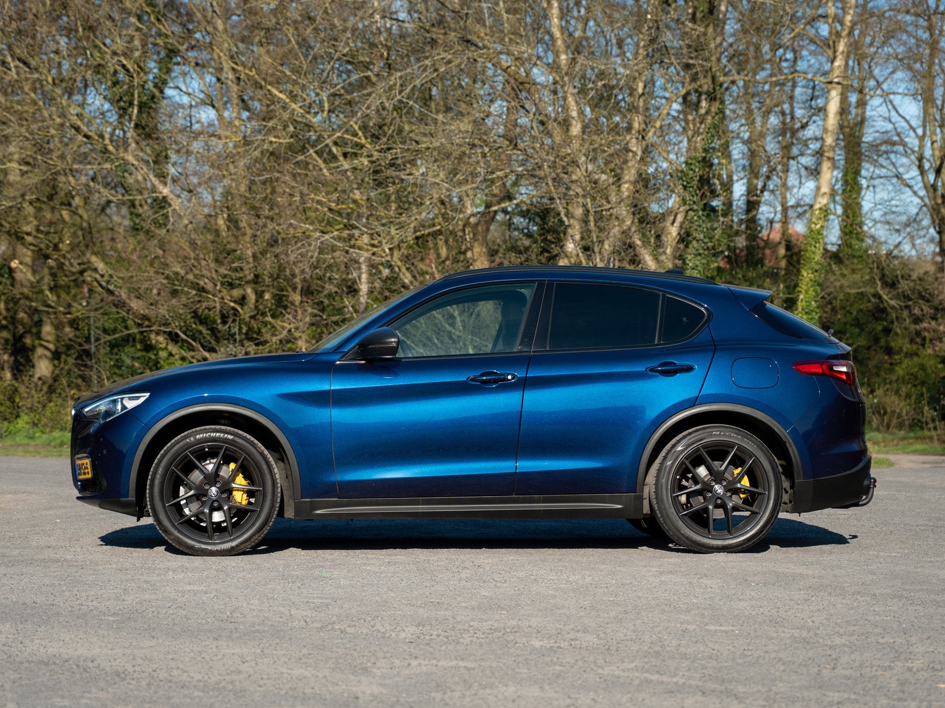 Alfa Romeo STELVIO 2.0 T AWD B-Tech, Euro 6, 4 cilinders, Blauw, Leder