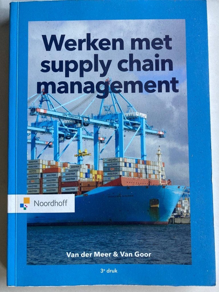 Werken met supply chain management, Boeken, Overige vakken, Noordhoff, Ophalen of Verzenden, Zo goed als nieuw