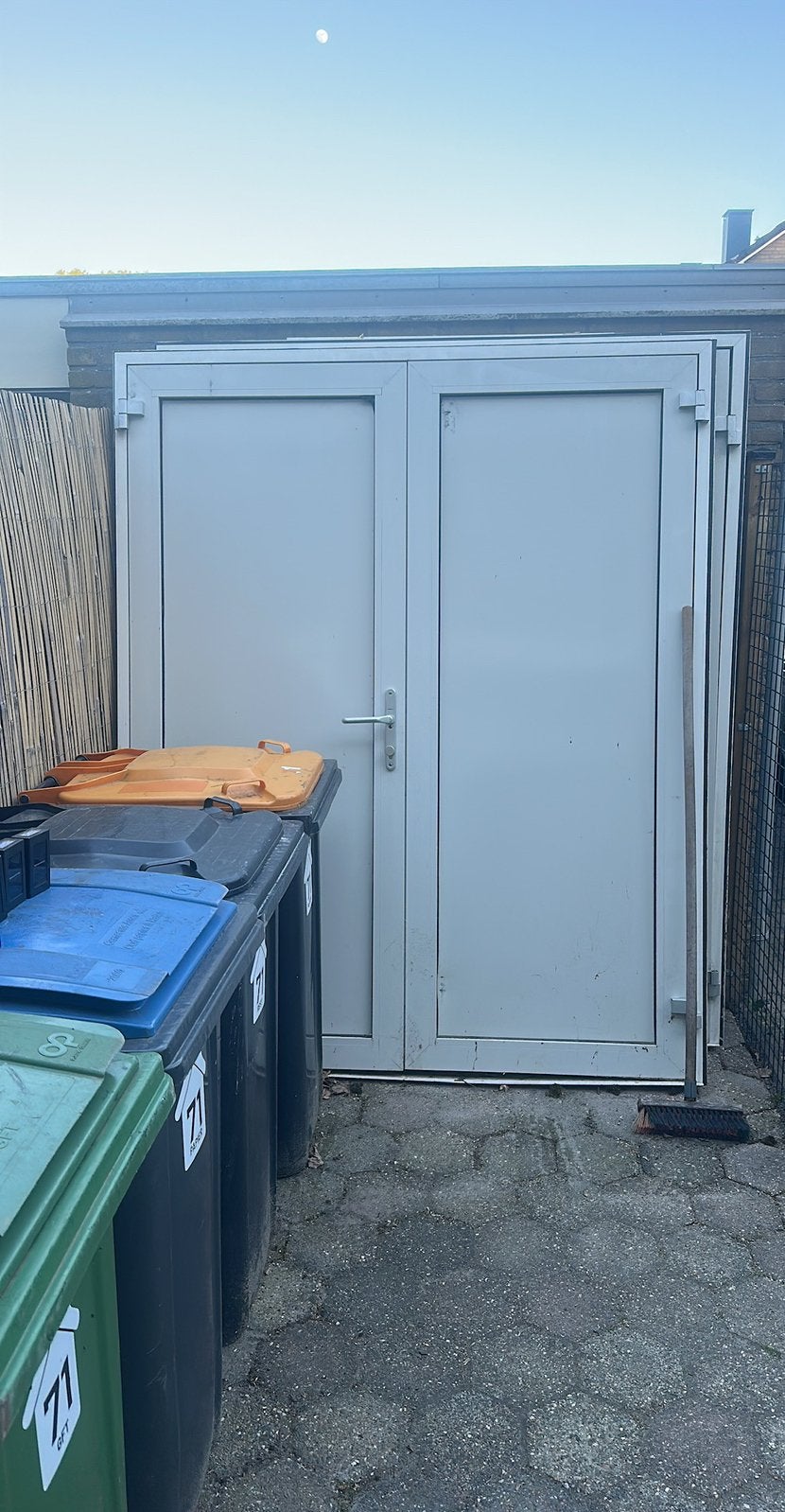 Aluminium kozijnen met deuren, Deurkozijn, Zo goed als nieuw, 150 tot 225 cm, Hout