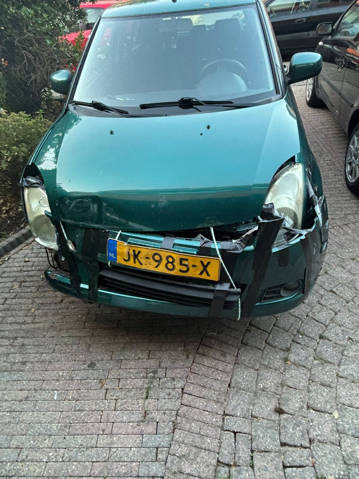 Suzuki swift sloop, Ophalen, Suzuki
