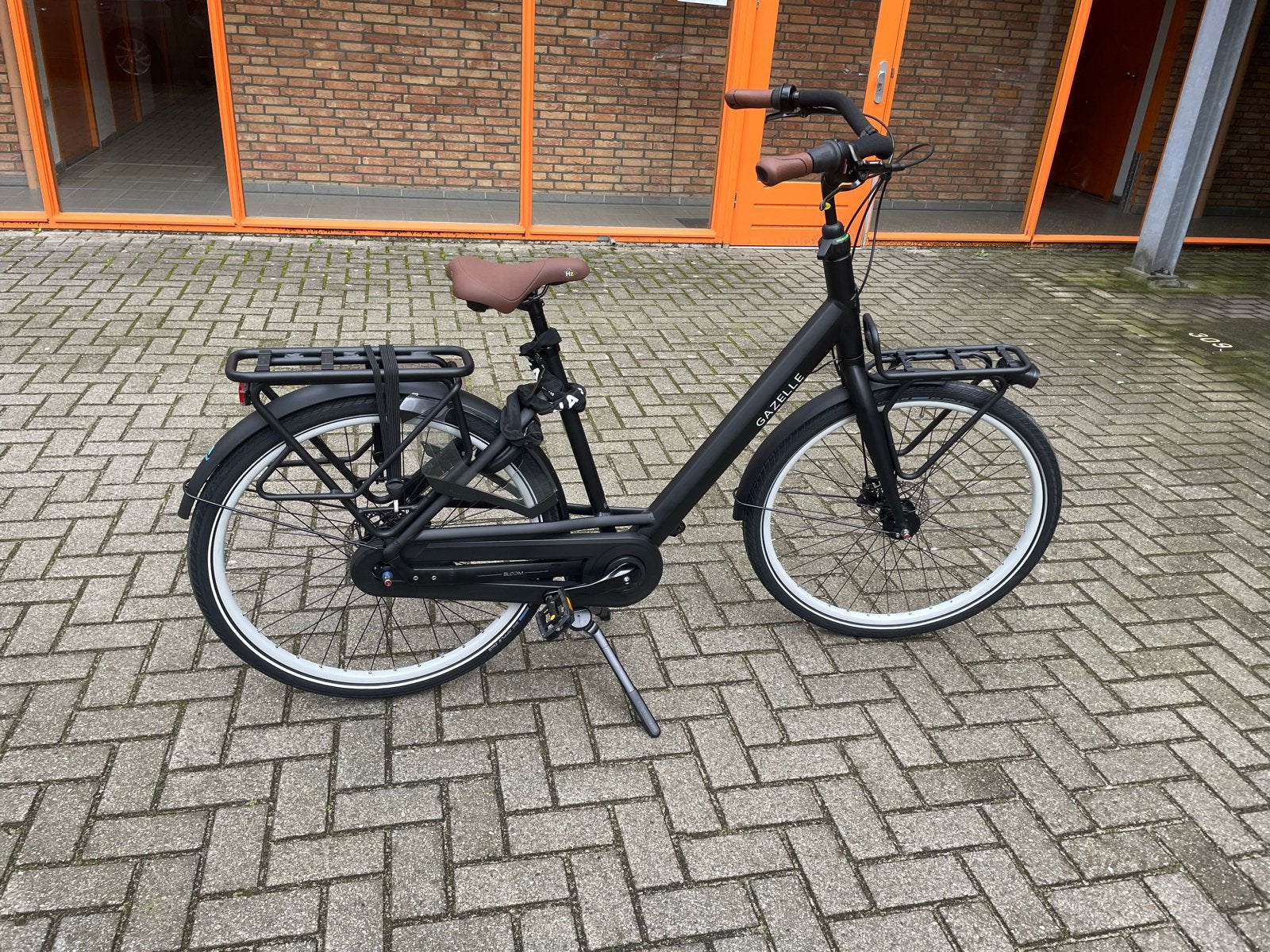 Gazelle Bloom L28, Fietsen en Brommers, Fietsen | Dames | Moederfietsen, Ophalen, 2 zitjes, Gebruikt, Dubbele standaard