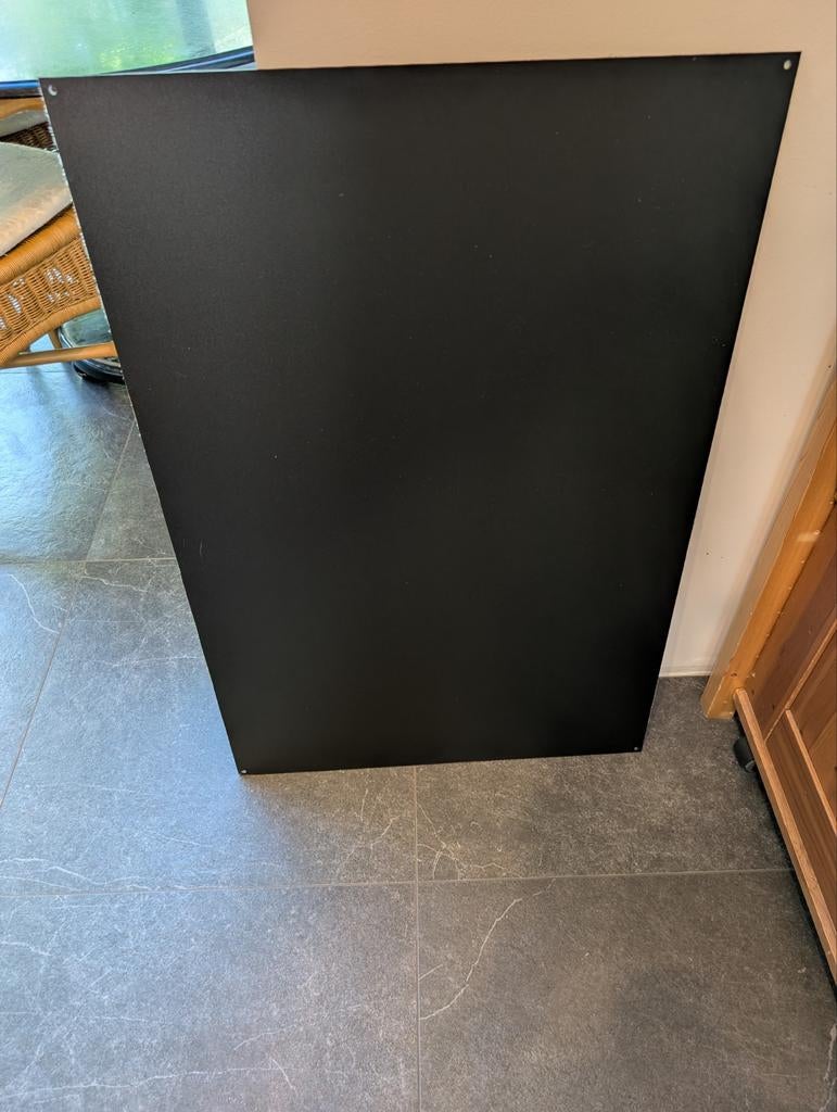 Ongebruikt Spatscherm Aluminium Dibond 90x60 cm (zwart), Ophalen of Verzenden