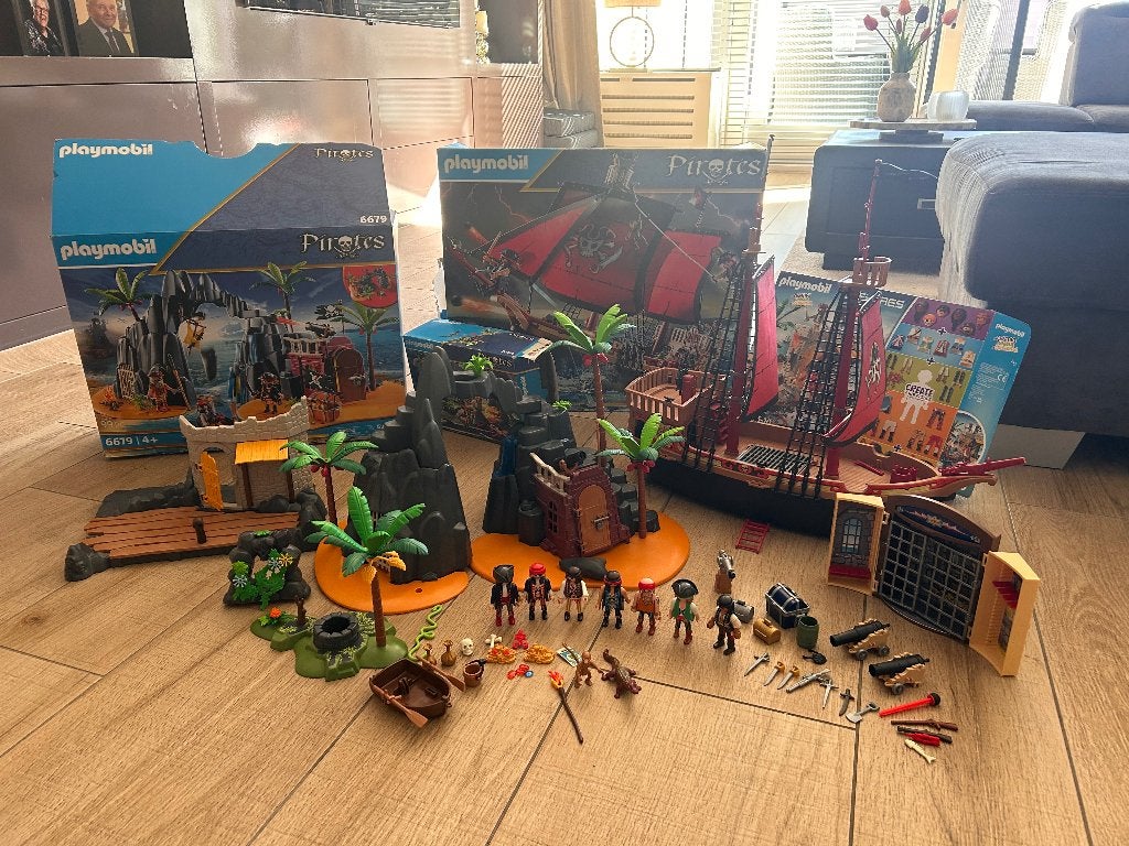 Playmobil piraten thema, Ophalen, Gebruikt, Complete set, Boot/Schip
