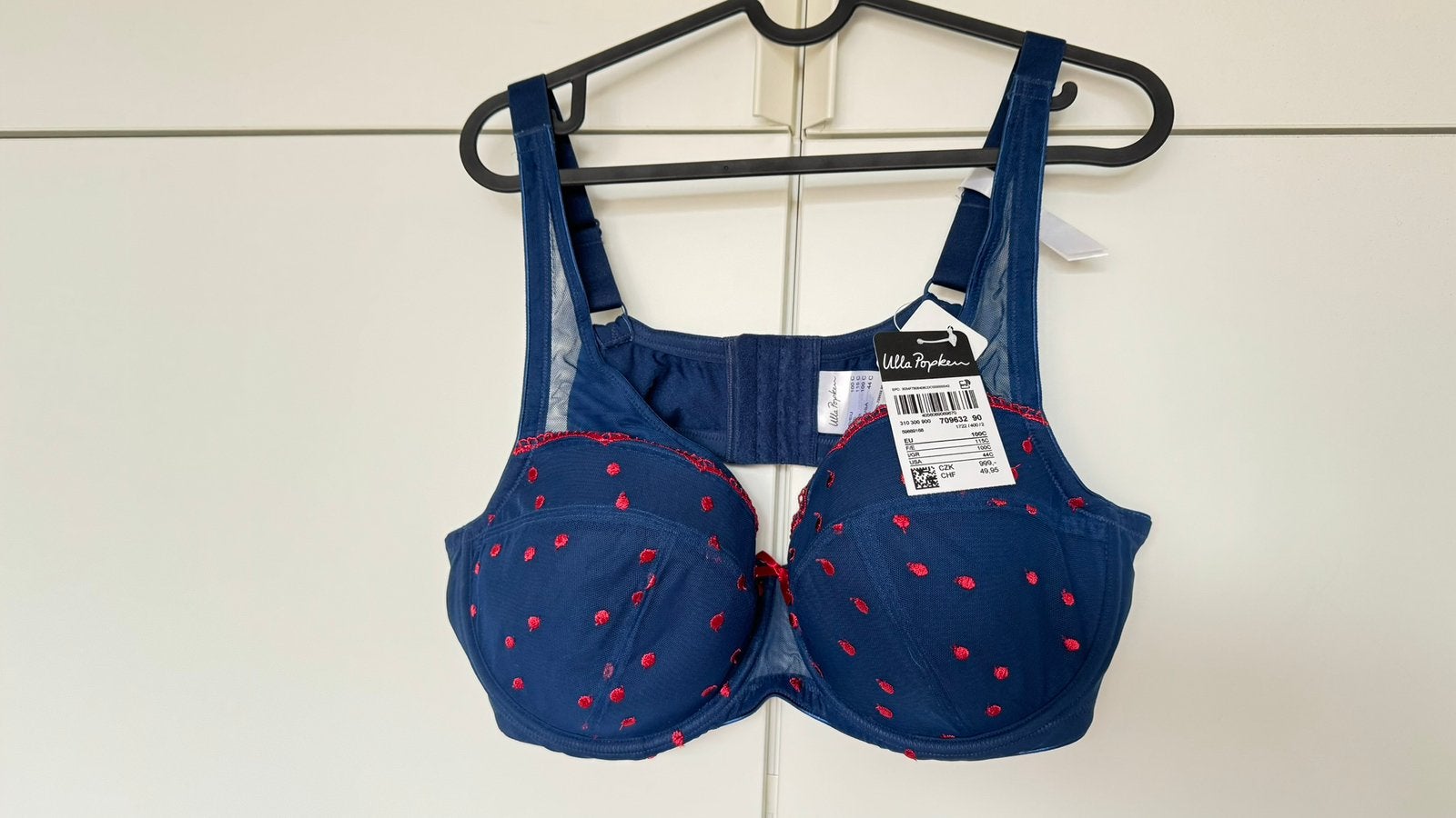 Ulla Popken beha 100 C nieuw met prijskaartje, Ophalen of Verzenden, Blauw, BH