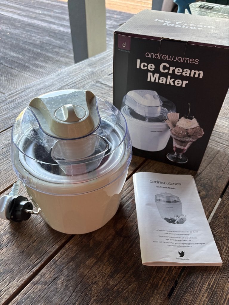 IJs machine - The Ice cream maker 1.5L - Andrew James, Ophalen of Verzenden, Nieuw, Zelfvriezend