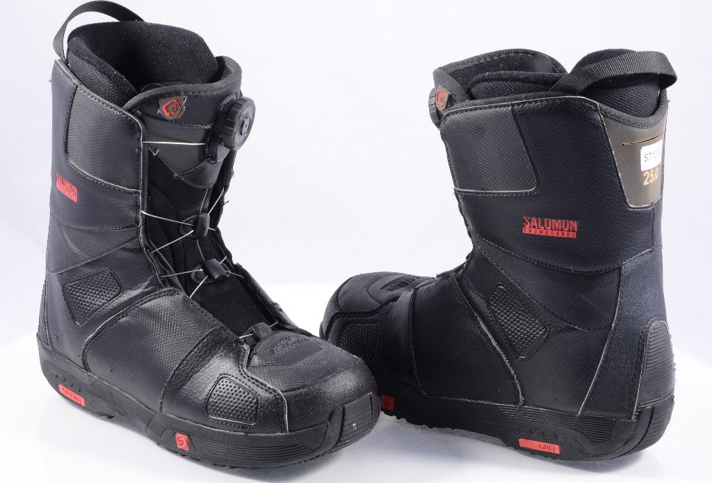 36,5 44 47,5 EU snowboard schoenen SALOMON SAVAGE RTL black, Sport en Fitness, Verzenden, Gebruikt, Schoenen