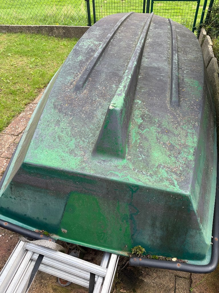 Vissersbootje met 8 pk buitenboordmotor en trailer, Watersport en Boten, Ophalen, Gebruikt, 4 m, 30 cm