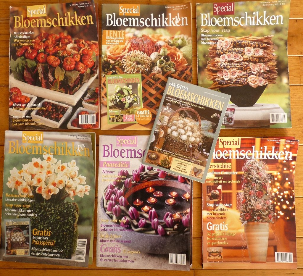 7 bladen HOBBY vol met veel moois bijv.: Voor alle seizoenen, Verzenden, Gelezen, Overige onderwerpen, Geschikt voor kinderen