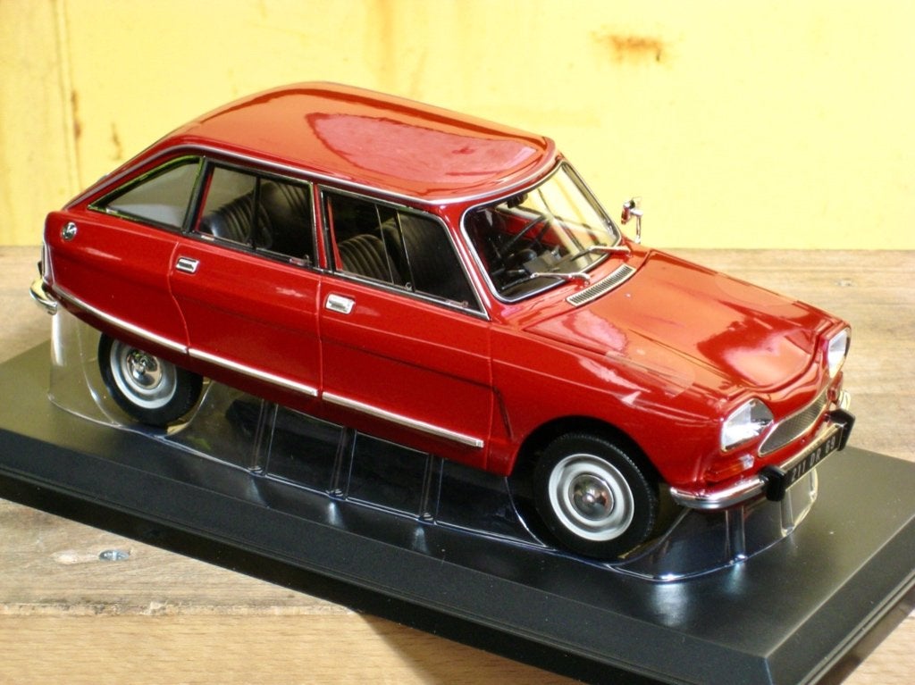 Citroen Ami 8 berline Club rood Massena Norev LIMITED 1:18, Ophalen of Verzenden, Nieuw, Auto, Norev