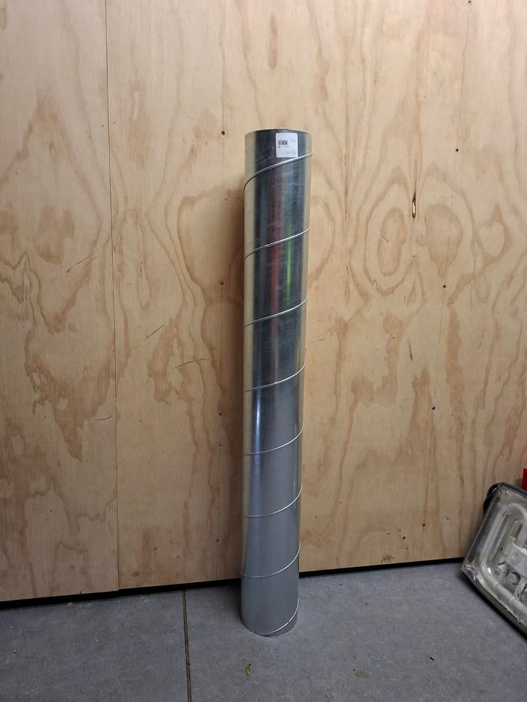 Spiraalbuis 125mm 1m1 lengte, Doe-het-zelf en Verbouw, Ventilatie en Afzuiging, Ophalen, Afzuiger