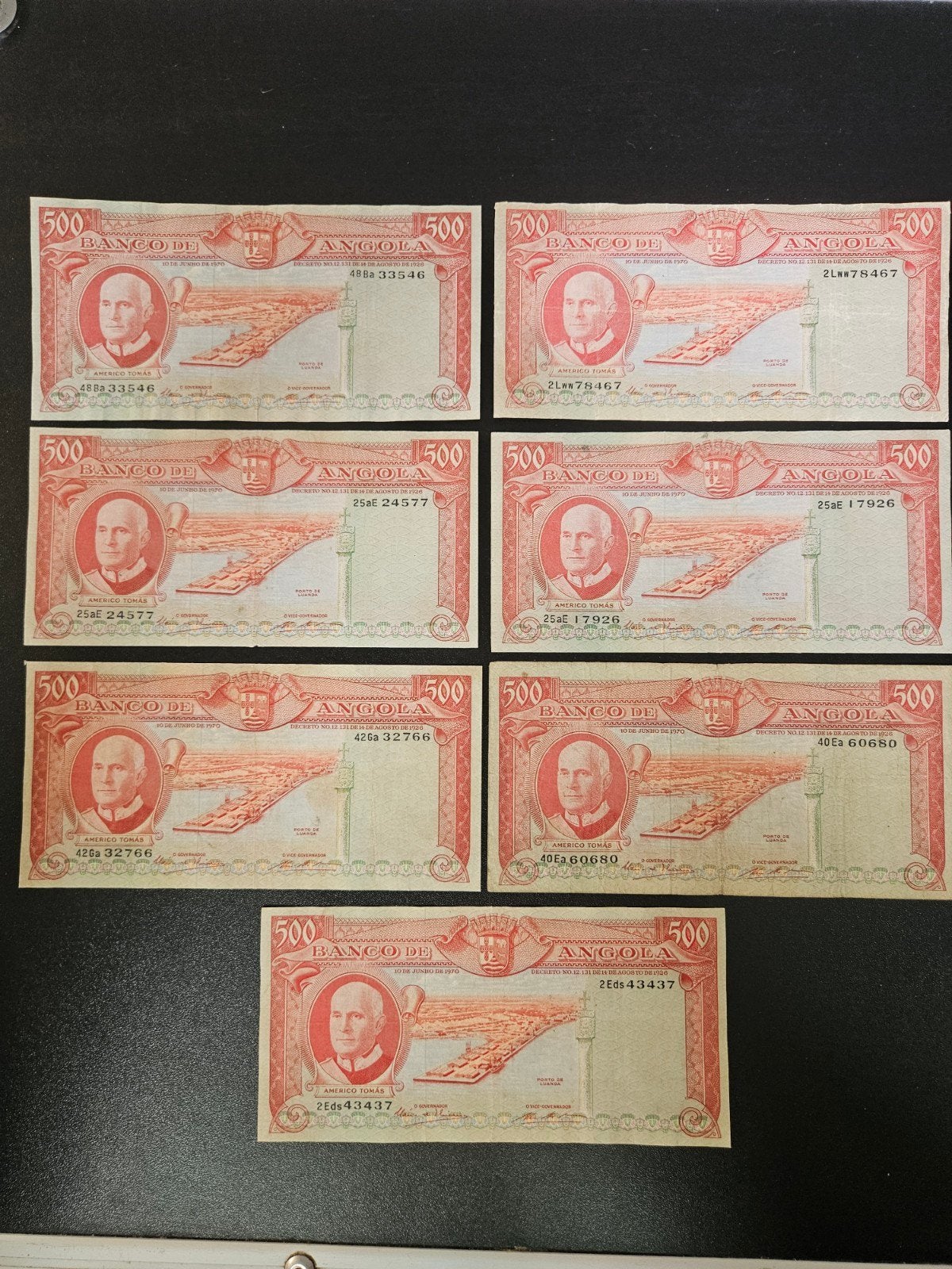 Angola pick 97 1970 per stuk, Postzegels en Munten, Bankbiljetten | Afrika, Ophalen of Verzenden, Overige landen, Los biljet