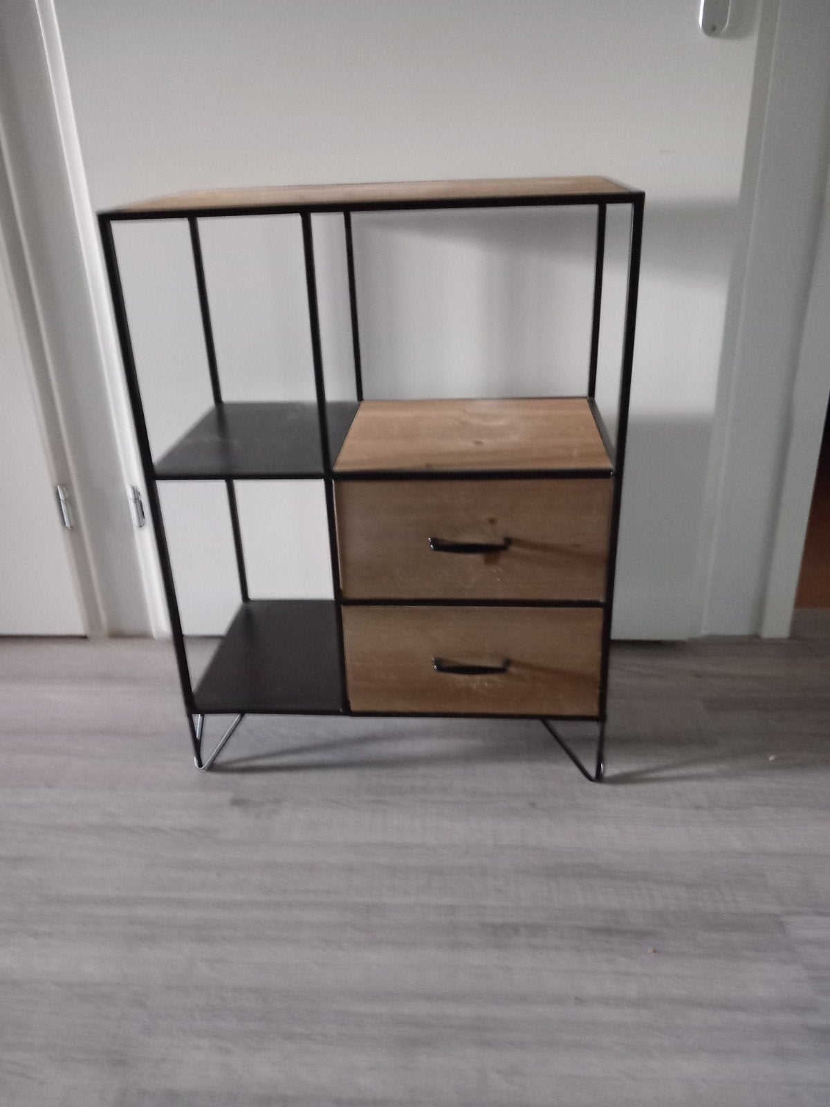 Industriële kast met lades en planken - 60x78x32 cm, Ophalen, Gebruikt