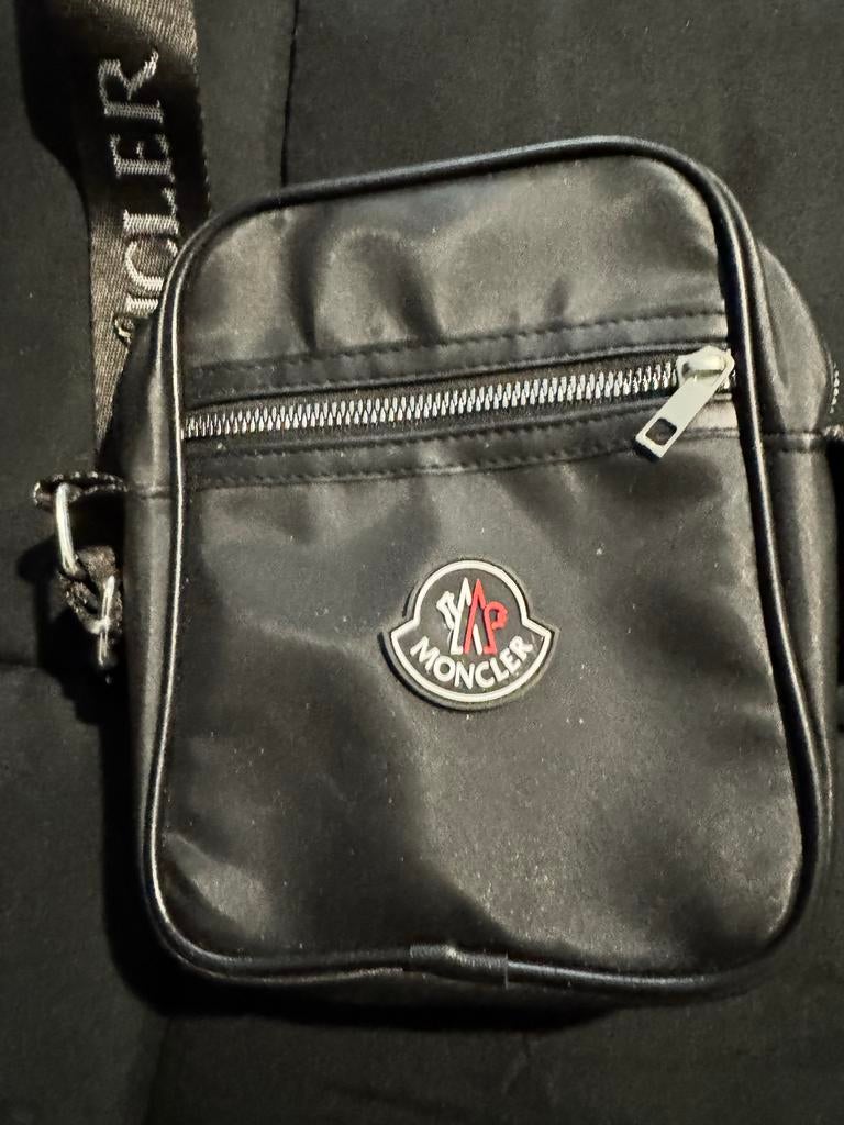 Heren tasje Moncler zwart, Ophalen of Verzenden, Gebruikt, Zwart, Overige merken