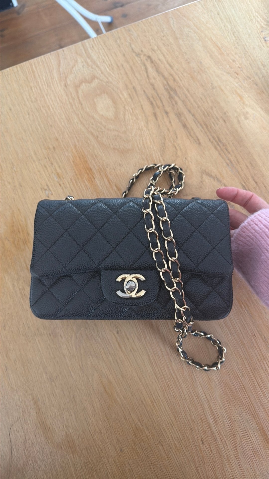 Zwarte leren tas, Verzenden, Gebruikt, Zwart, Leer