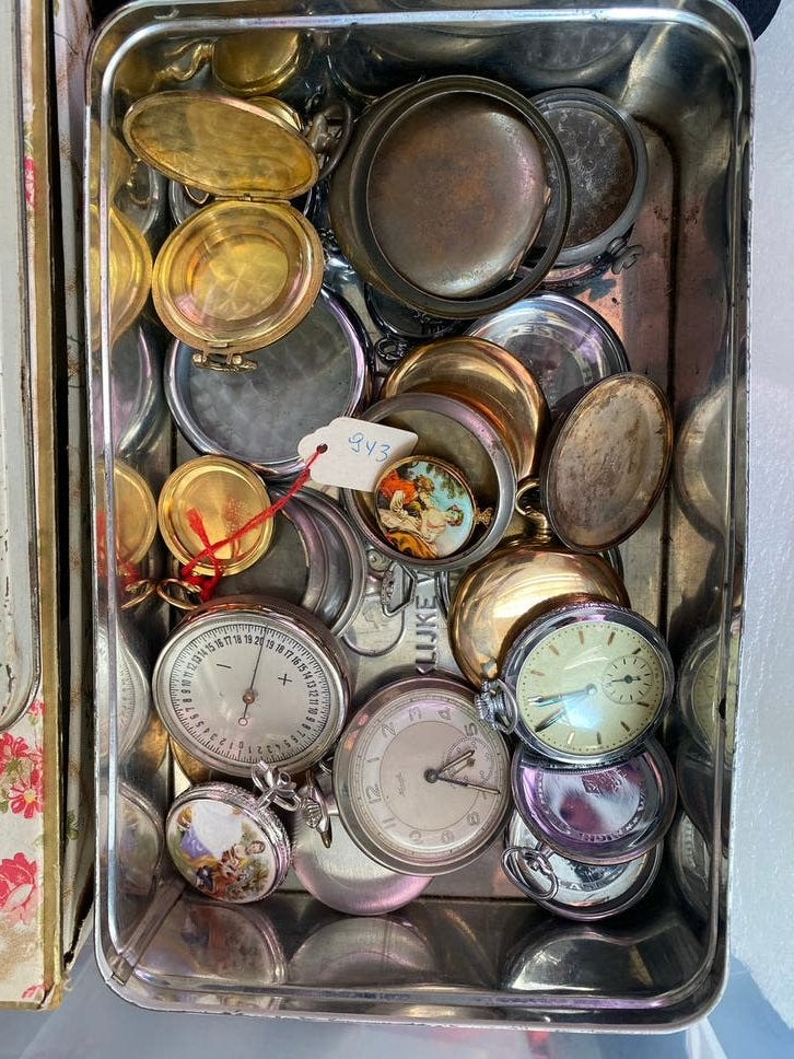 Doosje vol zakhorloges, Ophalen of Verzenden, Overige materialen, Overige typen