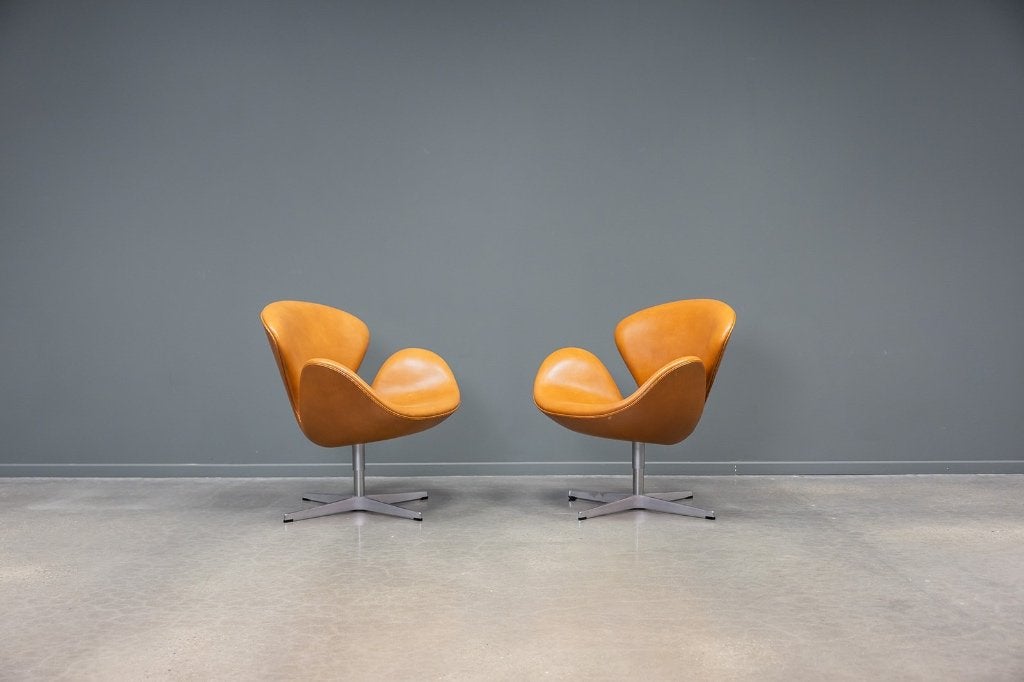 Swan chair, 2x, Ophalen, 75 tot 100 cm, 50 tot 75 cm