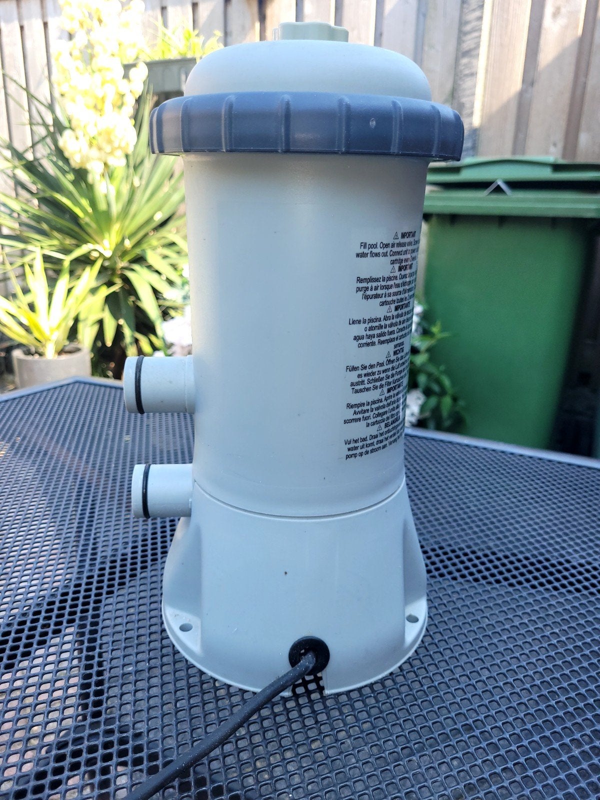 Intex zwembadpomp met filters, Ophalen, Gebruikt, Zwembadpomp