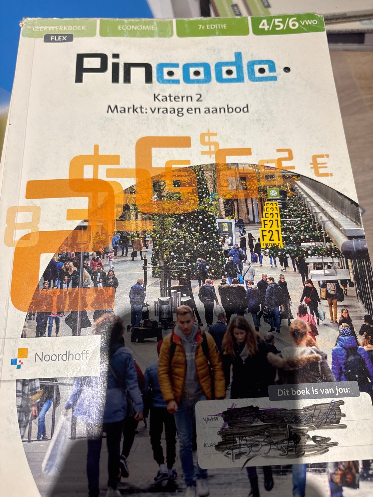 Pincode Economie 7e editie VWO Katern 2 Markt: vraag en aanb, Ophalen of Verzenden, Gamma, Gelezen, WO