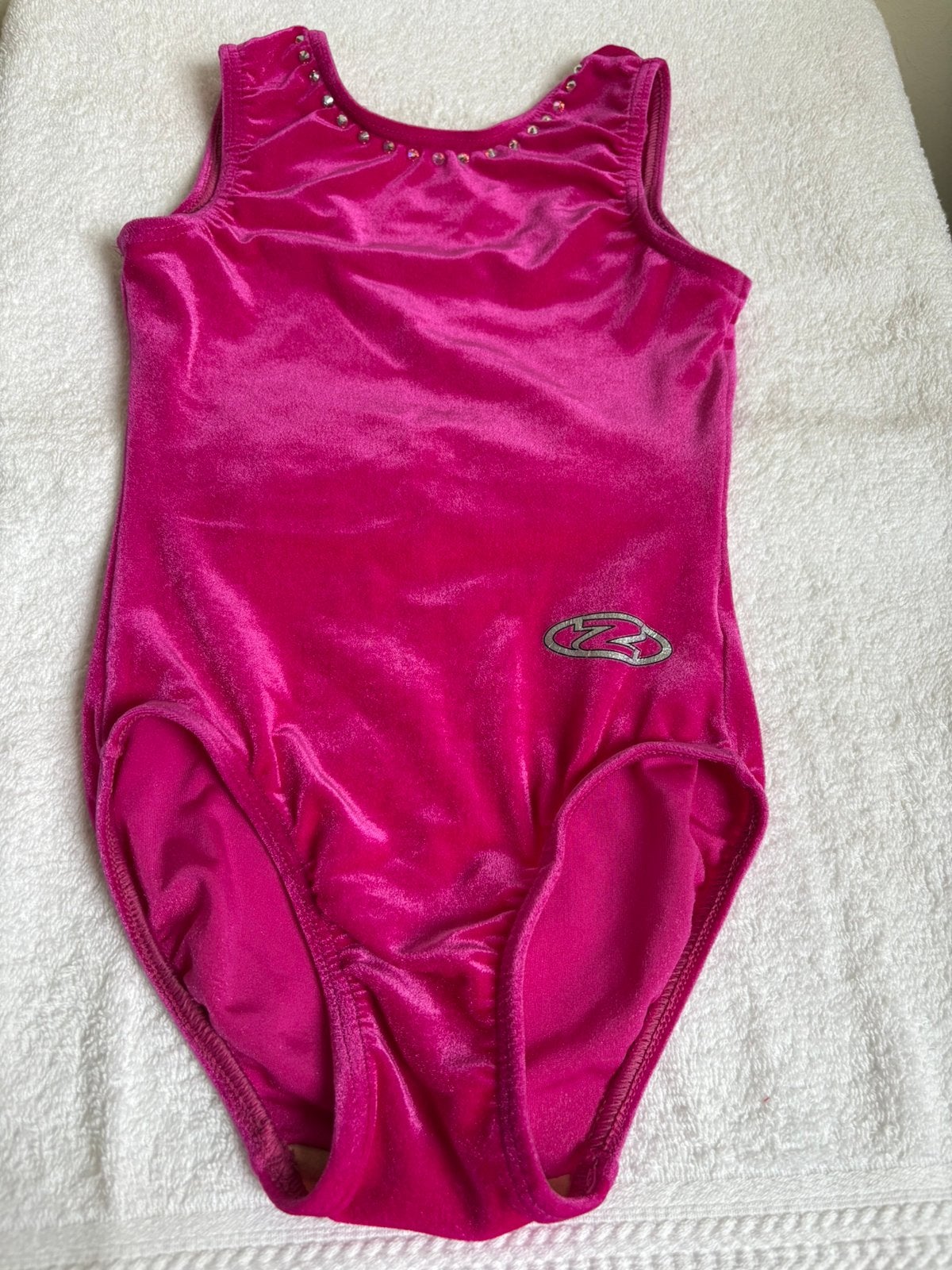 Fuchsia roze kinder turnpakje, Ophalen of Verzenden, Zo goed als nieuw, Meisje, Sport- of Zwemkleding