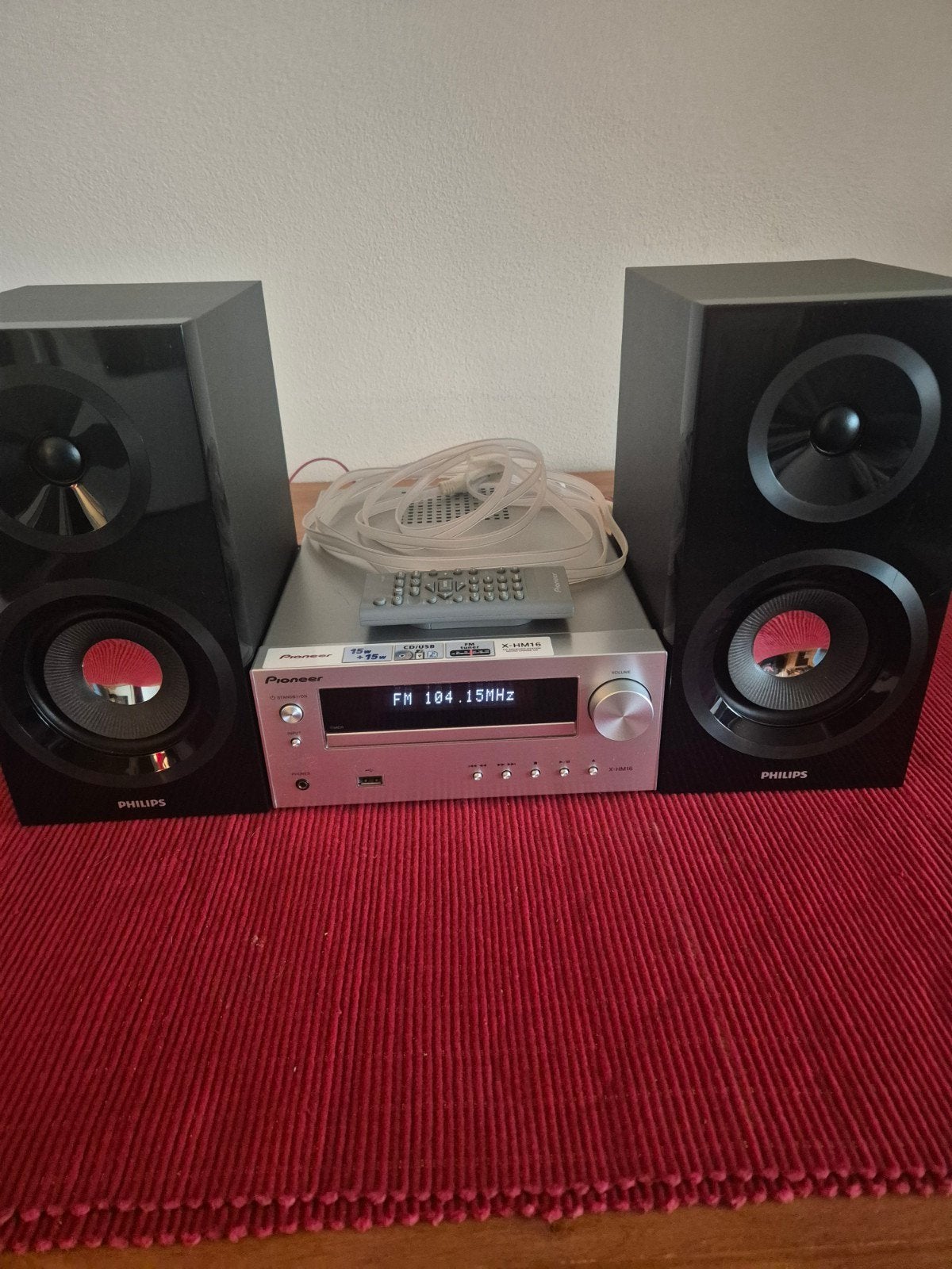 Pioneer X-HM16 Stereo Set met CD/USB/FM Tuner, Ophalen of Verzenden, Cd-speler, Pioneer