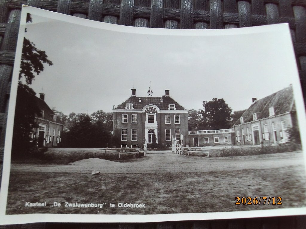 Oldebroek Kasteel De Zwaluwenburg gebouw zijgebouwen 1978, Ophalen of Verzenden, 1960 tot 1980, Ongelopen, Gelderland