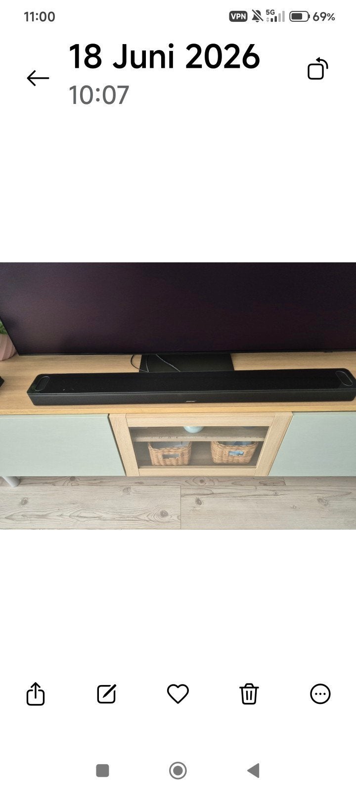Bose Smart Soundbar 90k0 met Dolby Atmos - Zo goed als nieuw, Audio, Tv en Foto, Soundbars, Ophalen of Verzenden, Bluetooth, Zo goed als nieuw