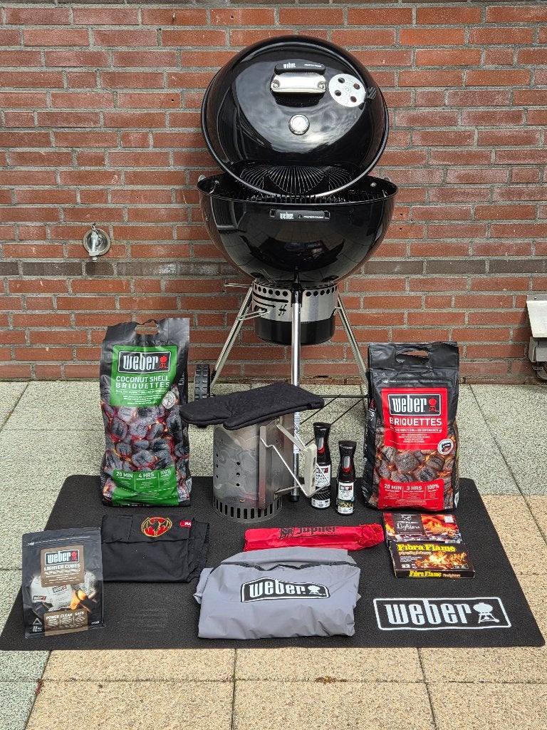 Weber Master Touch, zwart incl. accessoires, Ophalen, Gebruikt, Weber, Met accessoires