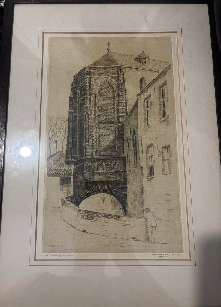 Antieke, orginele ets hendrik de laat!, Ophalen of Verzenden