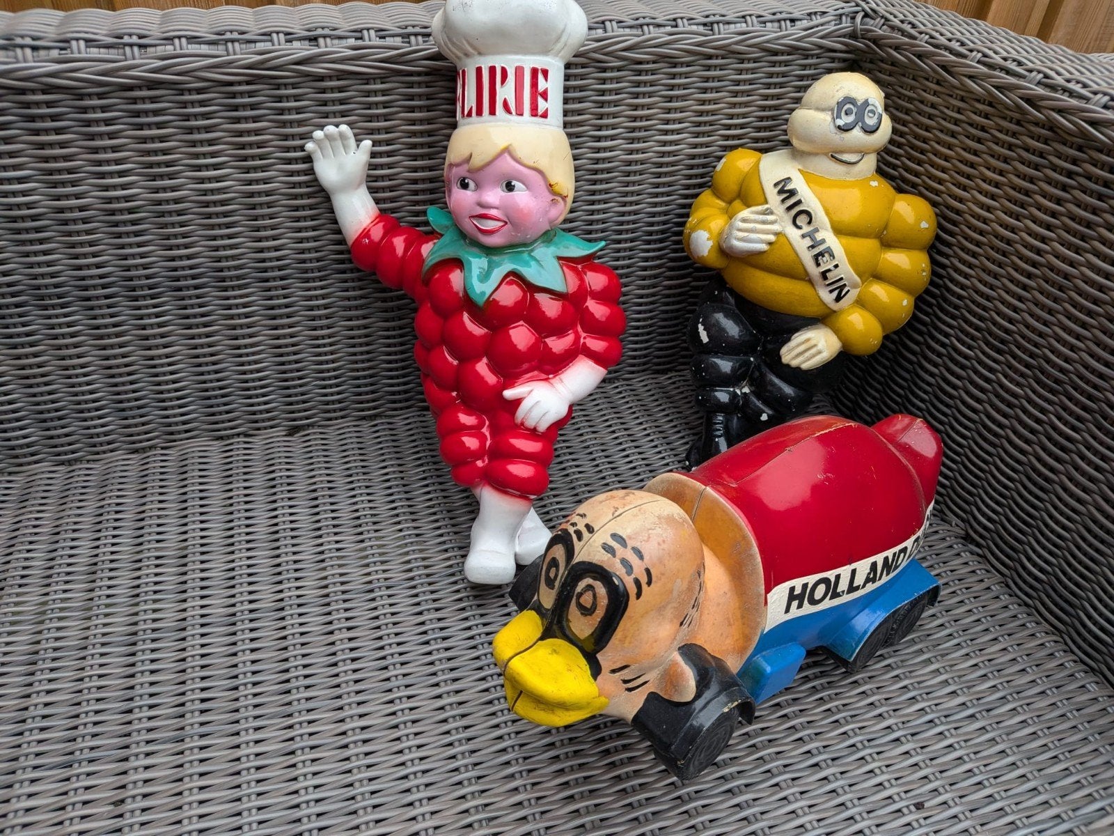 Mooie originele Flipje pop, Holland Duck, Michelin pop, Verzamelen, Ophalen of Verzenden, Overige typen