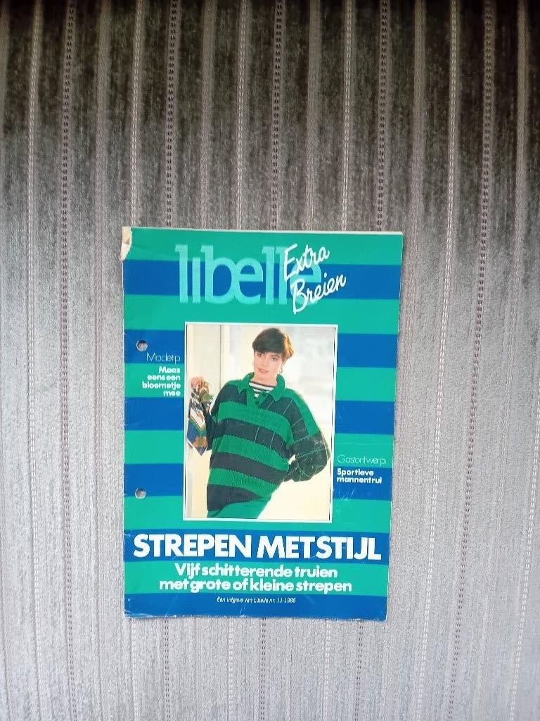 Libelle - Strepen met stijl, Ophalen, Gebruikt, Breien, Patroon of Boek