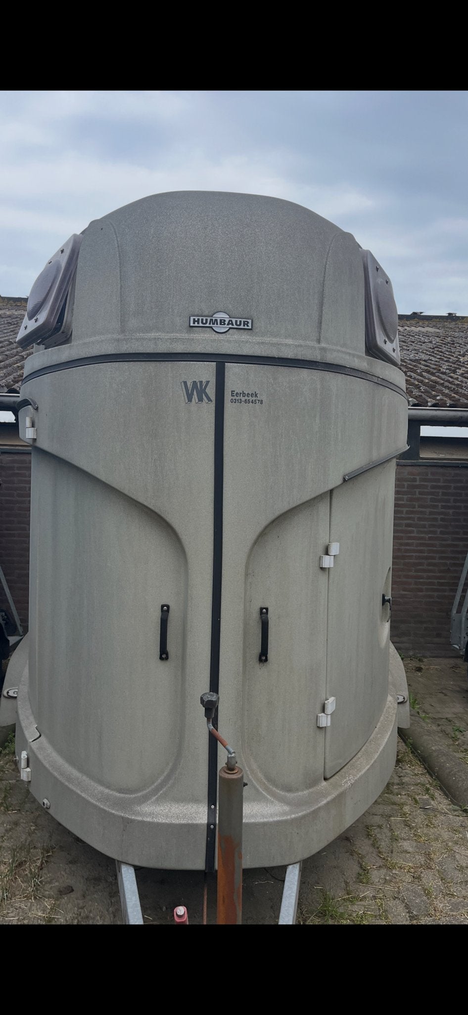Te koop Humbauer Maximus, Ophalen, Gebruikt, Aluminium, 2-paards trailer