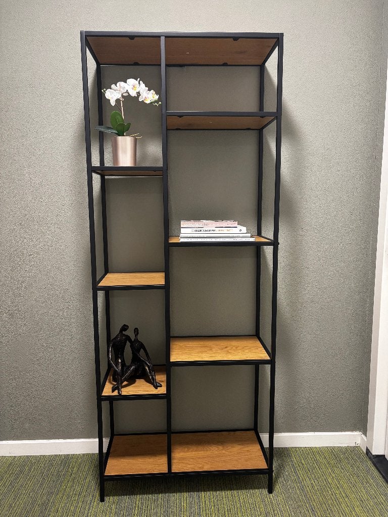 Vakkenkast, industrieel, Huis en Inrichting, Kasten | Wandmeubels, Met plank(en), Zo goed als nieuw, Minder dan 150 cm, 150 tot 200 cm