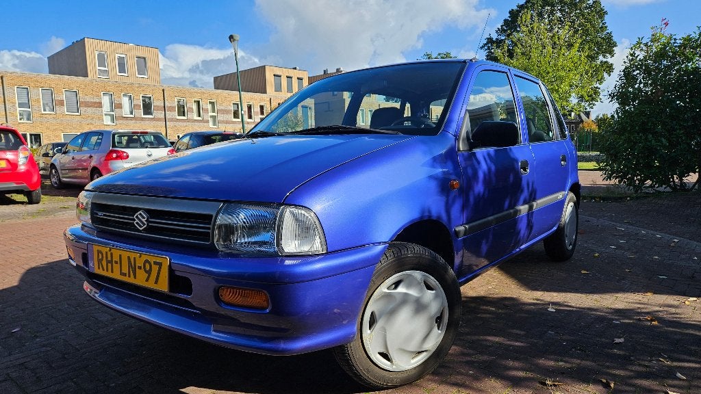 Suzuki Alto 1.0 1997 Blauw, Voorwielaandrijving, Stof, 54 pk, 4 cilinders