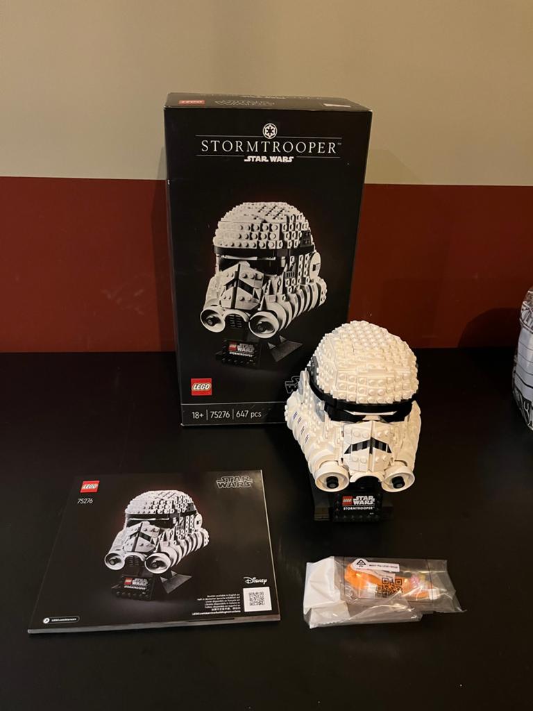 Lego Star Wars 75276 Stormtrooper helmet, Ophalen, Zo goed als nieuw, Complete set, Lego