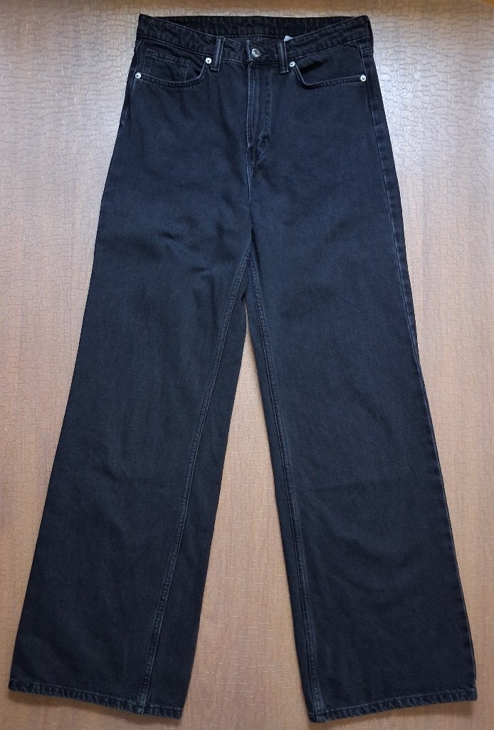 ZGAN!! Rechte zwarte broek met zakken van de H&M maat 40, Maat 38/40 (M), H&M, Zwart, Ophalen of Verzenden