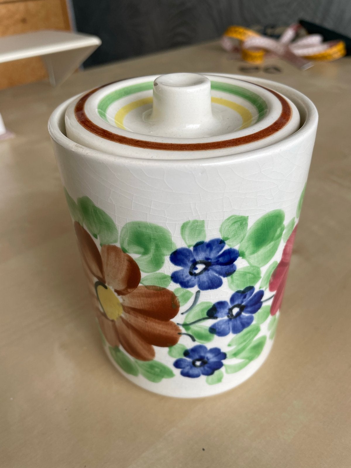 Vintage  Fajans Keramiek uit Włocławek in Polen., Ophalen of Verzenden