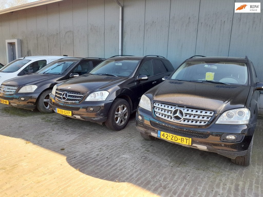 Mercedes-Benz M-klasse 320 CDI 3x in 1 koop! Lees advertenti, Automaat, Gebruikt, Zwart, Bedrijf