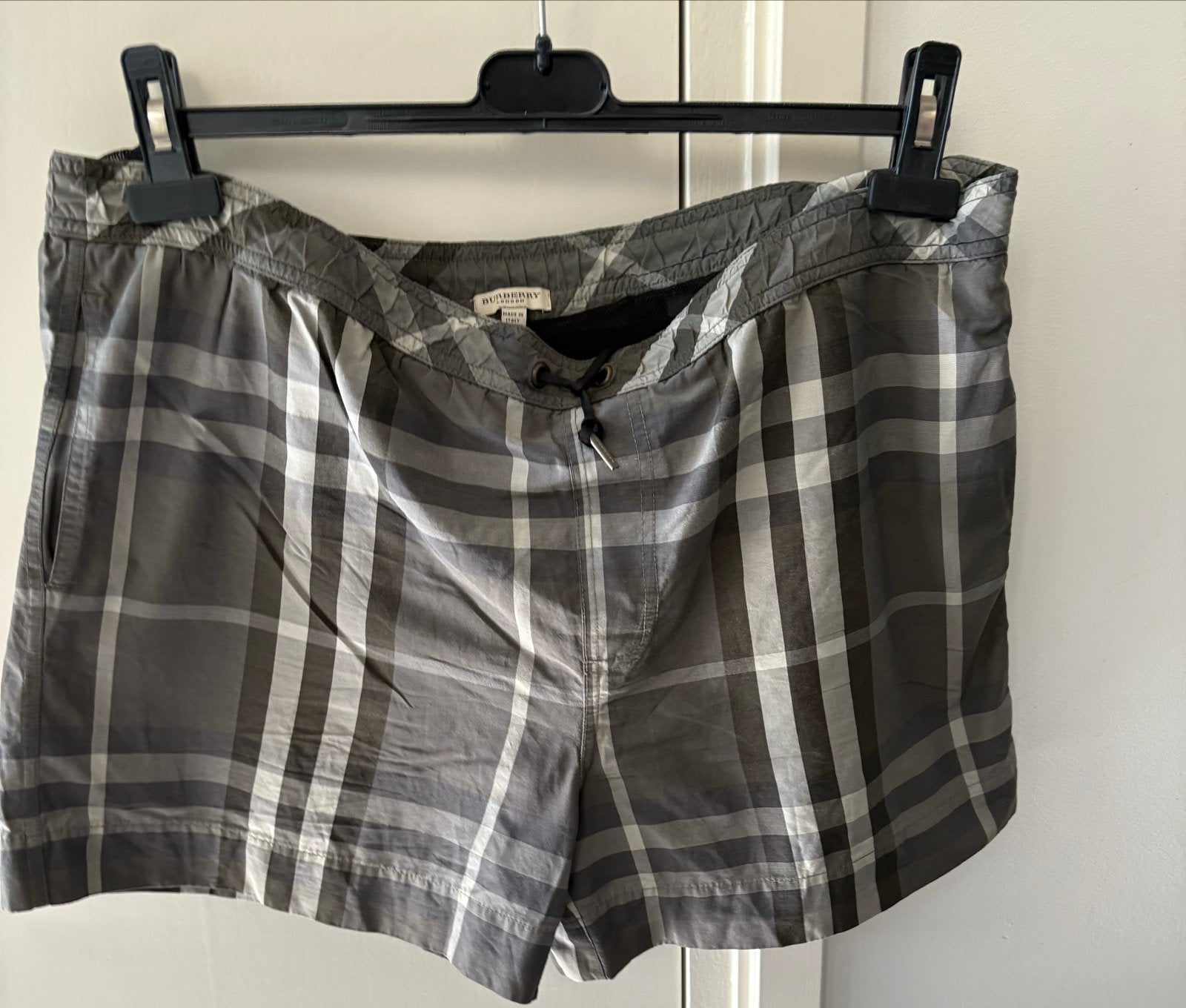 Burberry London Zwembroek - Maat L, Ophalen of Verzenden, Maat 52/54 (L), Grijs, Zwemshort